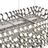 Libra Venus Nickel Rectangular Chandelier G9 40W